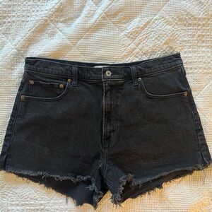 Abercrombie & Fitch Black Jean Shorts